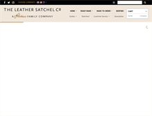 Tablet Screenshot of leathersatchel.com